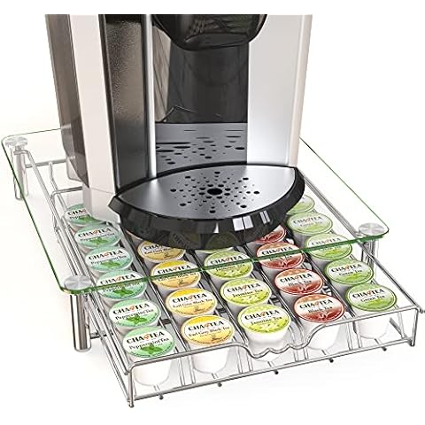 Deco Brothers Glass K-Cup Holder Drawer Cover