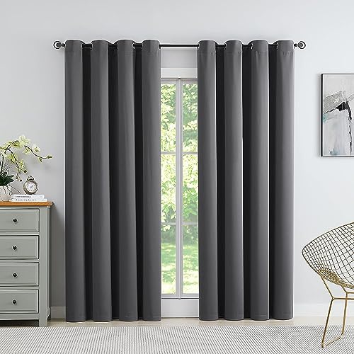 Recopilación de Cortina - 5 favoritos. 49 TBONEEY Cortinas Opacas, 2 Piezas Cortinas Blackout con Aislamiento Térmico para Estar/Recámara Ventana, con Ojales en la Parte Superior, Impermeable, Reducción Ruido (132 x 213...