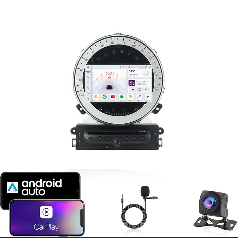 Autoradio Android 14 Double Din écran tactile BMW MINI