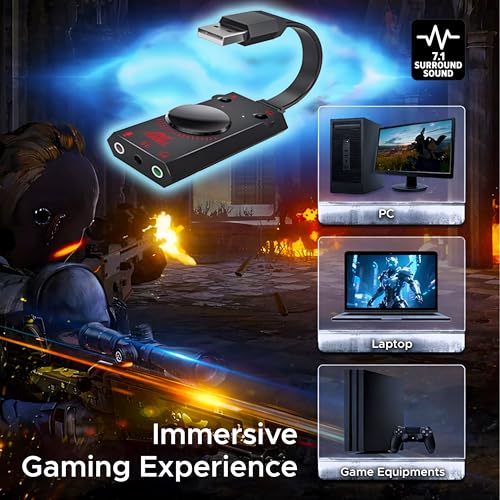 Ant Esports 7.1 USB Gaming Sound Card - Image 7