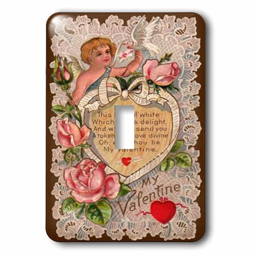 Interrupteur Cupidon vintage pour une ambiance romantique de chambre