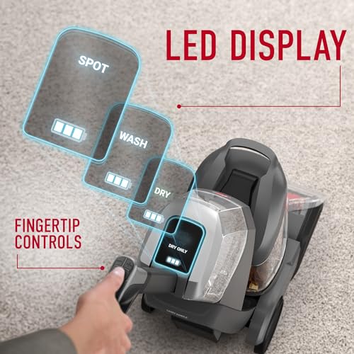 Image of Hoover ONEPWR SmartWash Cordless Carpet Cleaner Machine