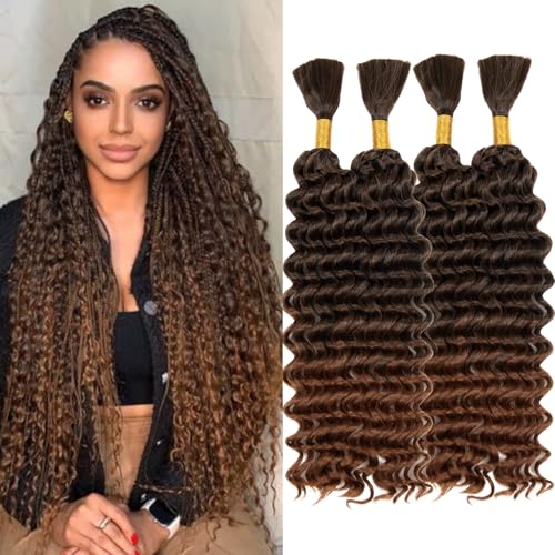Braiding Hair 300g 4 Bundles/Pack 18 Inch Deep Wave Bohemian