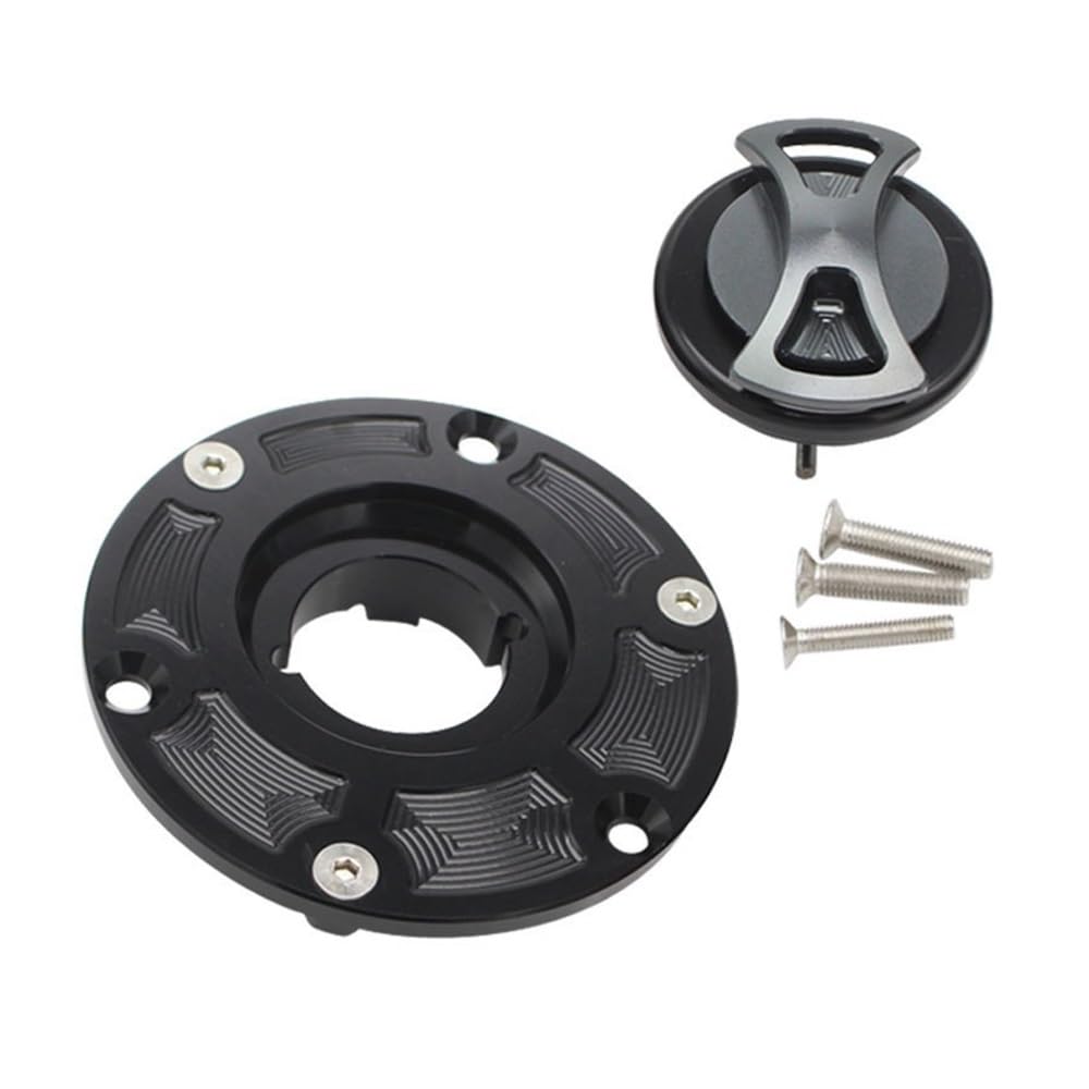 Tappo Serbatoio Carburante Per Tiger 800XC TT600 AII Anni Accessori Per Moto Tappo Serbatoio Carburante Con Chiusura Rapida(Black)