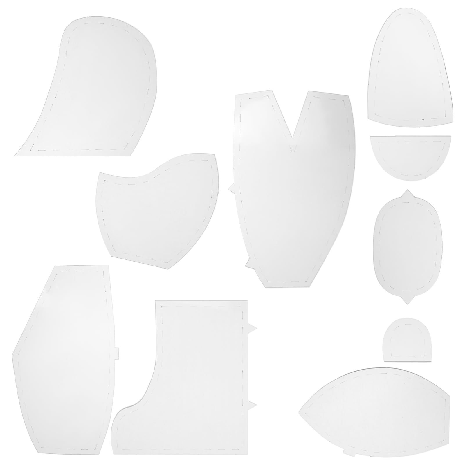 VILLCASE 1juego Plantillas De Costura Para Osos De Memoria Regla Acrílica Para Manualidades y Patchwork Modelos De Costura Para Juguetes De Peluche