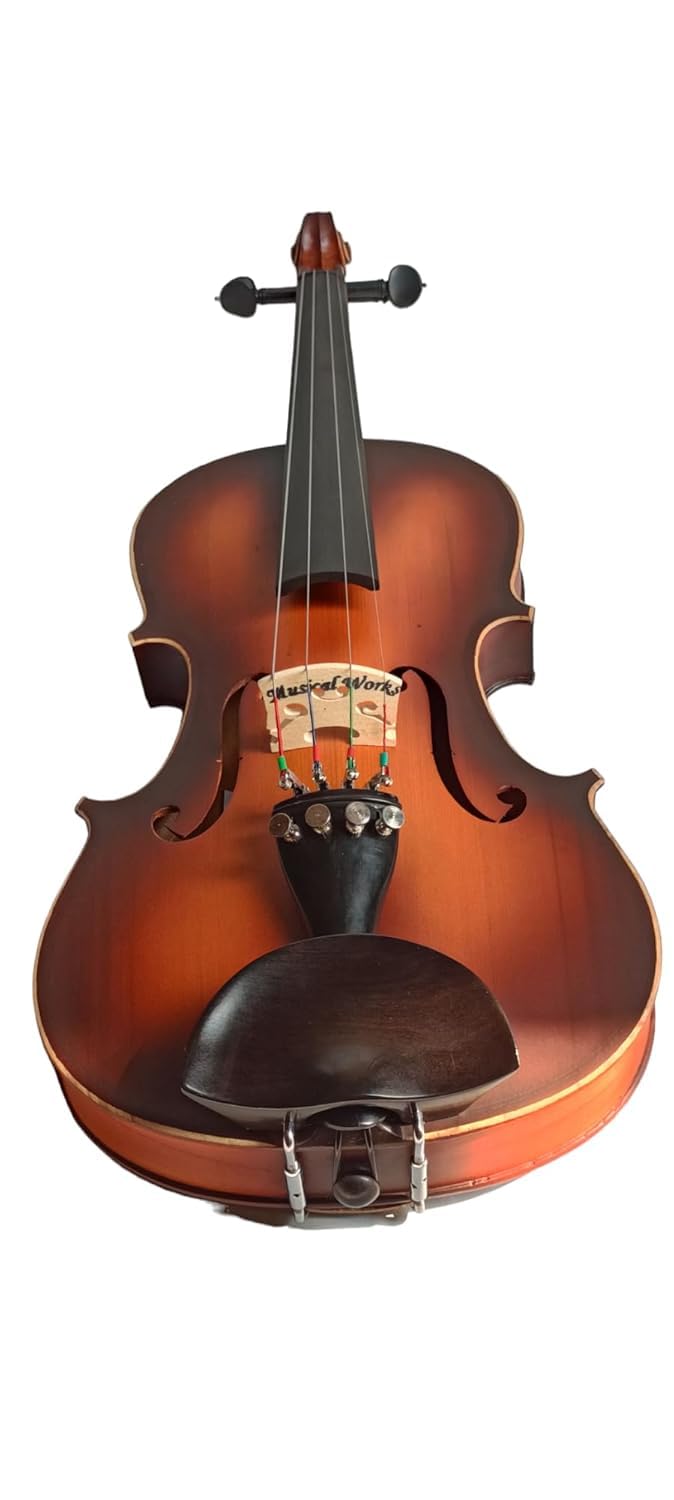 Pleasure 4/4 Full Size Cello Set with Soft Carry Case | Wooden Acoustic Cello for Beginners, Students & Practice | Classical String Musical Instrument-image-41