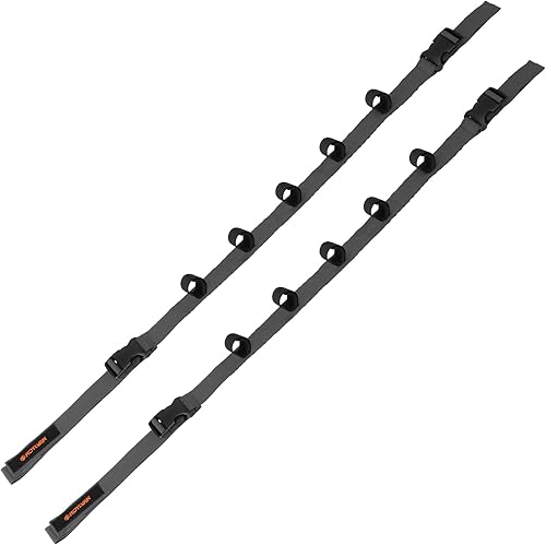 Miniatura 8 de Paquete de 2 soportes para caña de pescar para automóvil, soporte de caña de pescar para automóvil, capacidad de 5 cañas, ajustable de 30 a 54