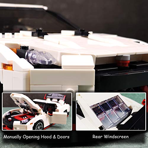 Nifeliz Mini Sports Car Gtrs Moc Building Blocks And Construction Toy, Adult Collectible Model Cars Set To Build, 1:14 Scale Race Car Model (1024 Pcs) #TOP2
