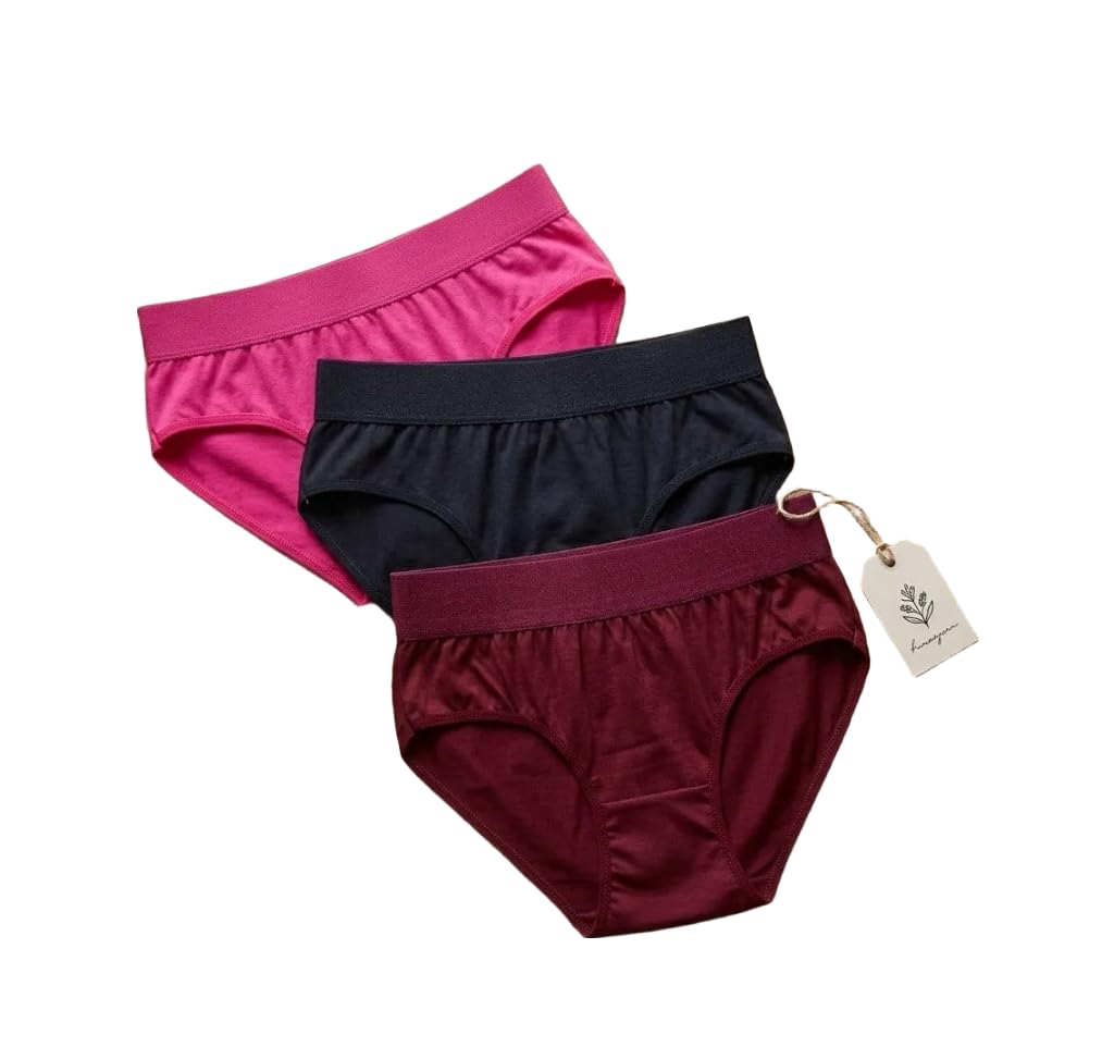 Women’s Hipster Panties Pack of 3 | Soft Hosiery Fabric Stretchable Innerwear | Full Coverage Comfortable Ladies Underwear for Everyday Wear(Multicolor)-image-41