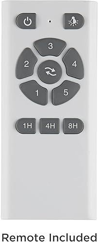 Miniatura 9 de Casa Vieja Ventilador de techo moderno de 52 pulgadas con 3 abrazadores con control remoto, madera maciza color negro mate, perfil bajo para sala de