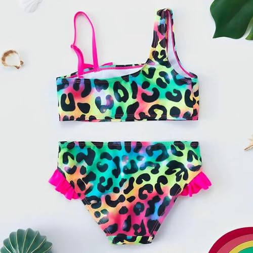 Bow Bikini Set Trendy 2-Pcs Swimsuits for Summer Stylish Beachwear Pool Fashion Bathing Suits 3-12Y2