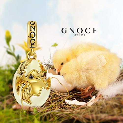 Image of GNOCE Cute Animal Collection Charms 925 Sterling Silver Pendant Dangle Bead Charm Fit for Bracelets and Necklaces, Hand-Finished Keepsake Jewelry Gift for Women, Girls, Mother, BBF