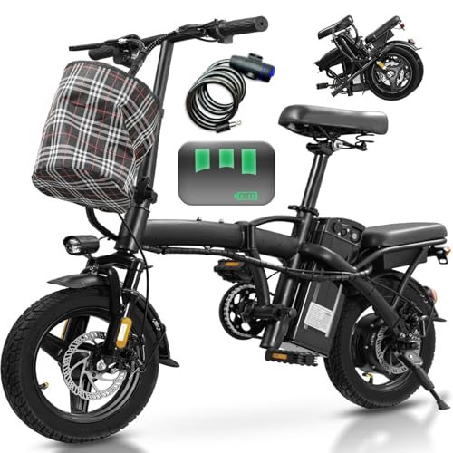 Electric Bike for Adults Teens, Folding Ebike,Commuter City Foldable E