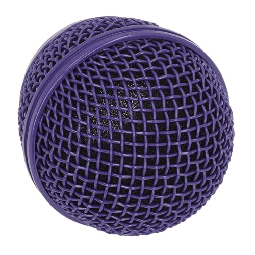 Grille pour microphones SM58 violette remplacement tête acier filetée