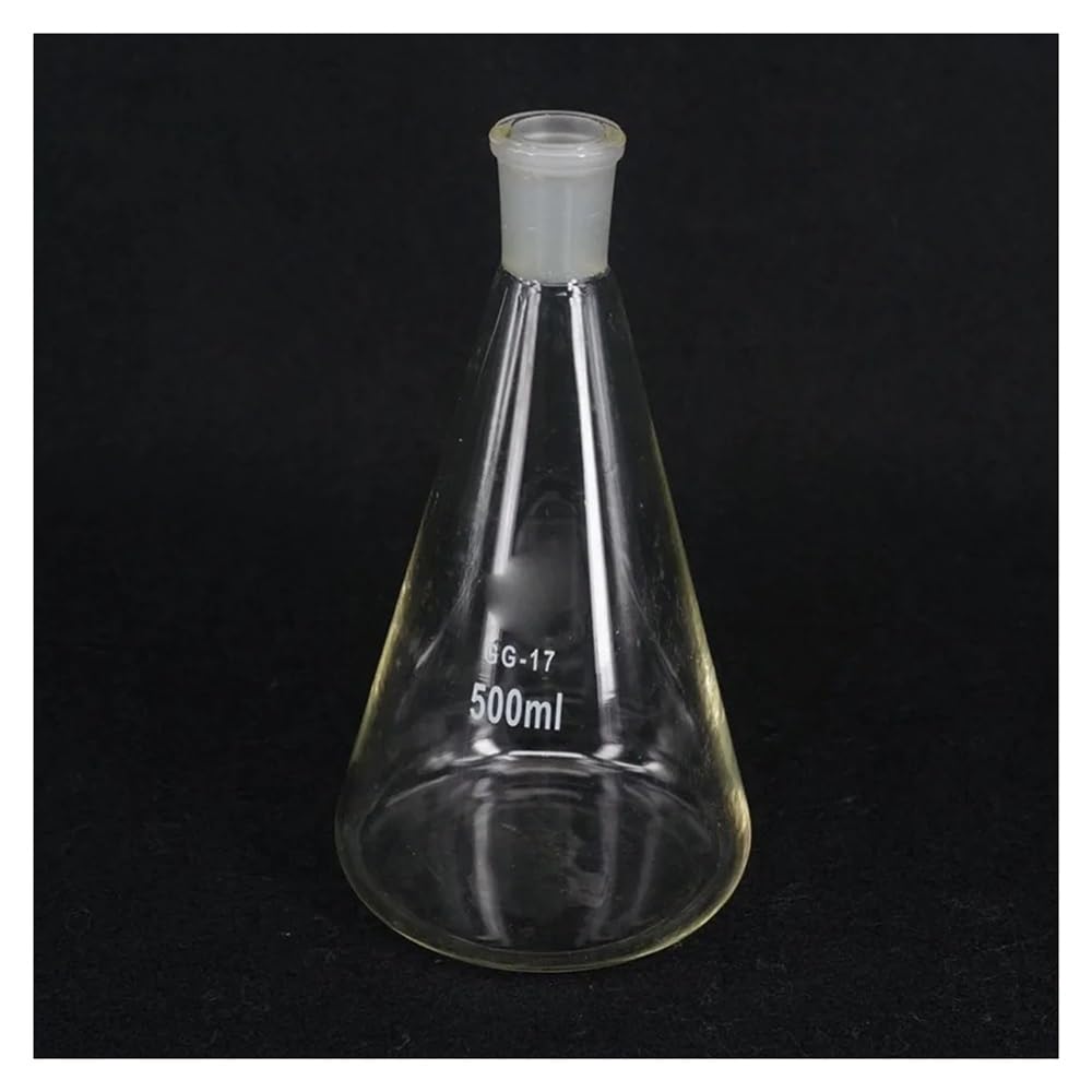Glassware Labware 500ml 1000ml 2000ml 3000ml 5000ml 19/26 24/29 29/32 Borosilicate Glass Lab Conical Flask Erlenmeyer Flasks Graduated(3000ml Joint 29-32)