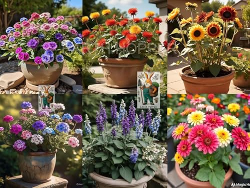 Image of Low Maintenance Hybrid Flower Seeds Combo Pack- All Year Flower Seeds Supply (20 VARIETY ALL YEAR PLANTING)