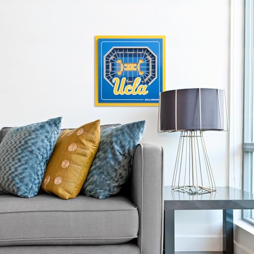 Image of YouTheFan Officially-licensed NCAA Stadium Series 3D Wall Art - multi-layer team stadium replica, detailed sports fan gift, indoor decor