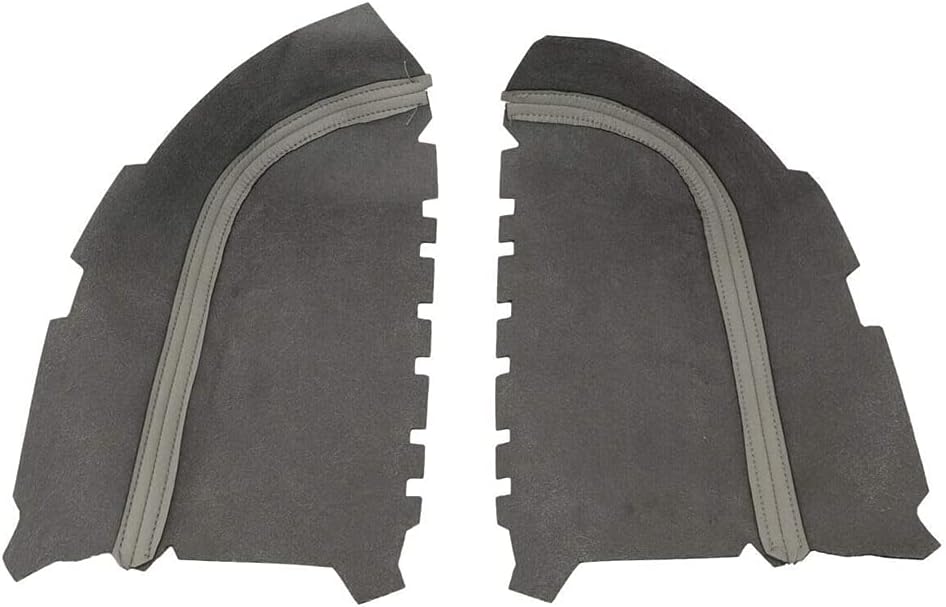 Center Console Cover and Front Door Panel Armrest Cover Kit Fits for Pilot 2009 2010 2011 2012 2013 2014 2015 (Leather Part Only) with Removal Tool (Gray)