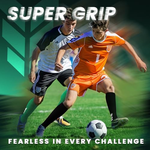 MENDENG Knee High Non-Slip Soccer Socks for Men & Women - Football, Basketball, Hockey Sports Grip Socks4