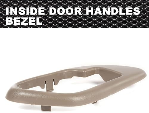 Miniatura 5 de CROSSDESIGN Biseles para manija interior de puerta, compatible con Chevy Tahoe C1500 C2500 C3500 K1500 1995-1999/GMC Suburban Yukon 95-99, 1 par,