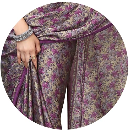 Image of MIRCHI FASHION Women's Ready to Wear 1 Minute Drape Chiffon Printed Saree with Blouse Piece
