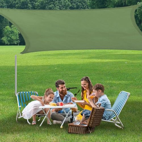 Toldo vela para entrada de coches y parques de tela Oxford fuerte 4