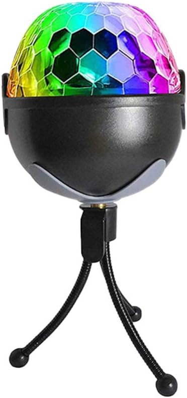 Uonlytech Sound Activated Lights Dj Lamp Disco Lights Disco Ball Strobe Light Disco Ball Lights Portable Projector Lamp 7 Modes Strobe Light Party Light Dancing Lights Sound and Light