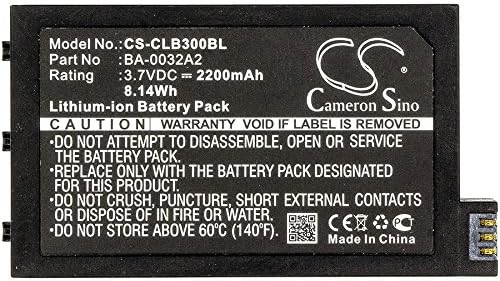 Li-ion 3.70V 2200mAh / 8.14Wh Battery for CipherLAB BA-0032A2, fits CipherLAB CP30 CP30-L