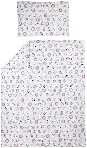 Linge de lit Animal drap 120x150 multicolore coton pour parure lit enfant junior