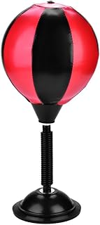 Desktop Punching Bag, PU Lightweight Heavy Duty Suction Freestanding Reflex Relieves Stresses Bag Kit for Sport Boxing Training Punchingbag Strength Training Punchingbag Strength Training