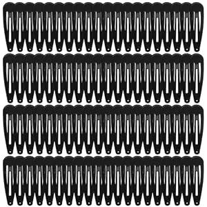 COCPLOK Schwarze Haarclips, 80 Stück