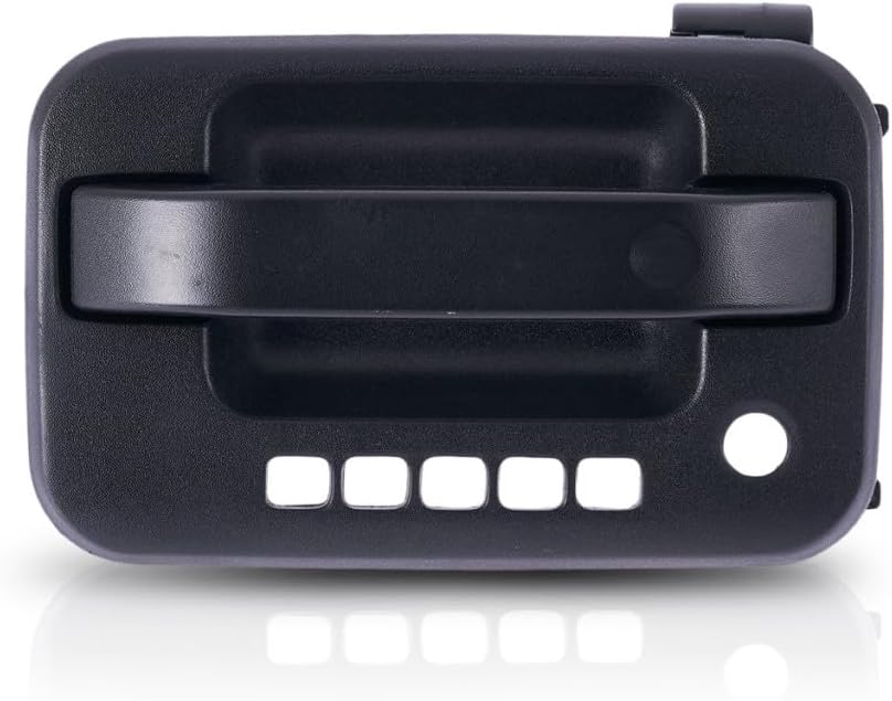 For Ford F-150 2004-2014 Exterior Door Handle Front, Driver Side Black | With Key Hole | Trim:All Submodels | FO1310128 | 5L3Z1522405CAA
