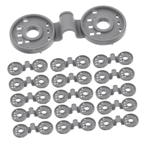 Cabilock Sunshade Net Clip 20pcs Round Plastic Buckle Clips Garden Net Fixing for Outdoor Use