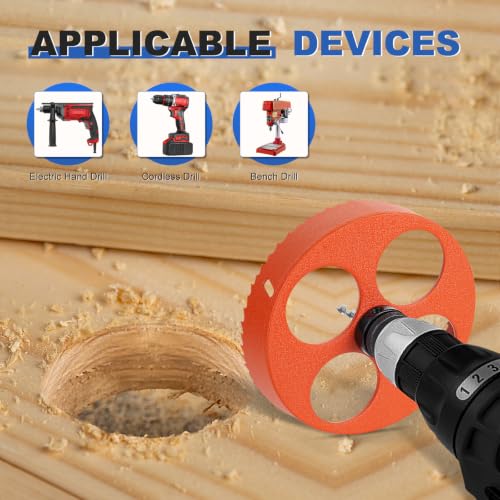 Image of ELECFUN 6 Inch - 152mm Hole Saw Cutter with Pilot Drill Bit