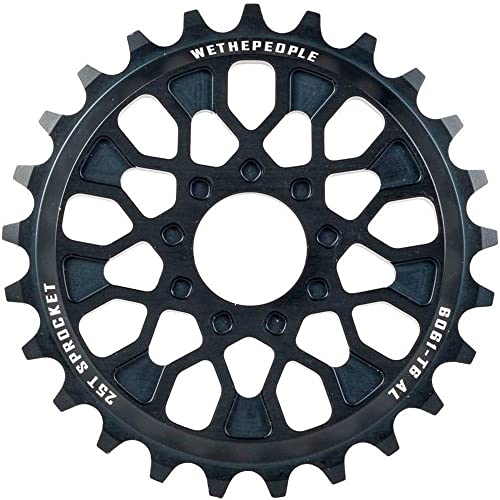 Couronne BMX Wethepeople Pathfinder 25T noir mate anti déformation pour freestyle