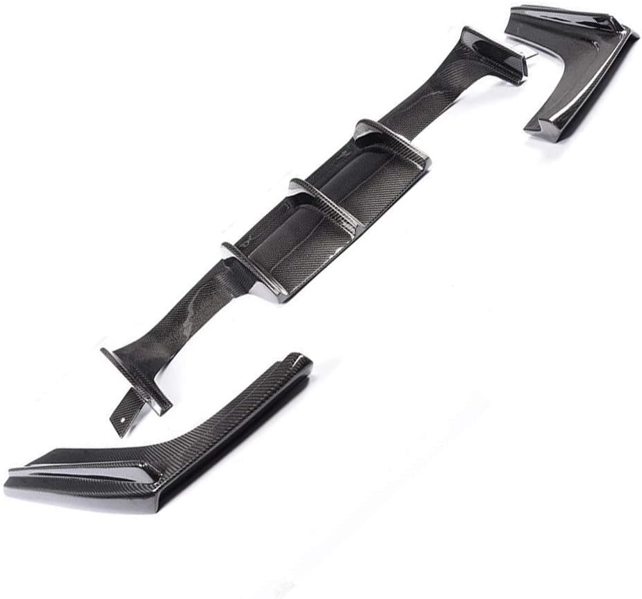 Carbon Fiber Rear Diffuser Lip fits BMW 3 Series F80 M3 Sedan 4 Series F82 F83 M4 Coupe Convertible 2014-2019 3PCS/Set