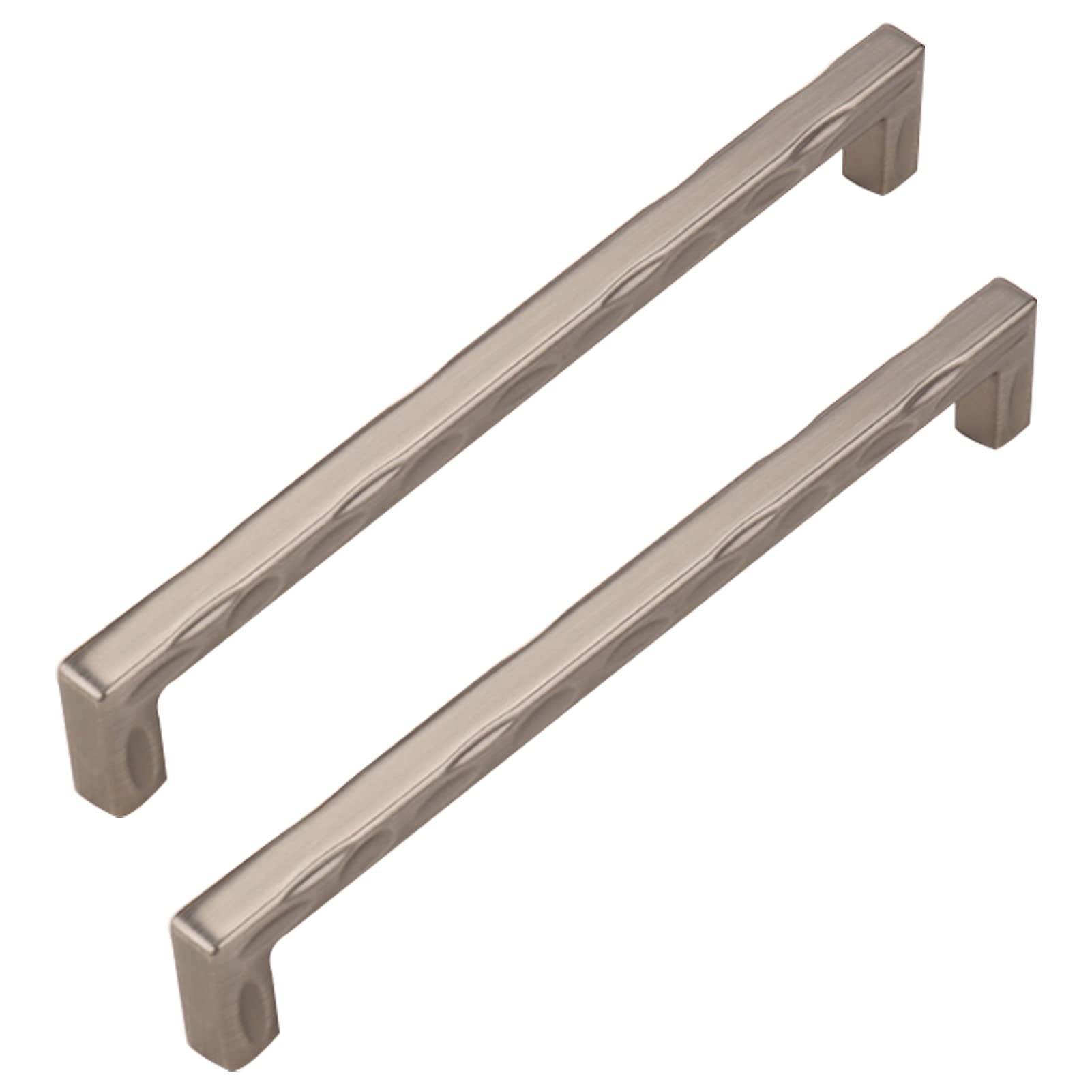 Niusabou One Color Bow Pulls Door Handles, Bow Pulls Kitchen Cupboard Handle 2 Pack, Zincy, Multiple Sizes(Hole Distance 192Mm)