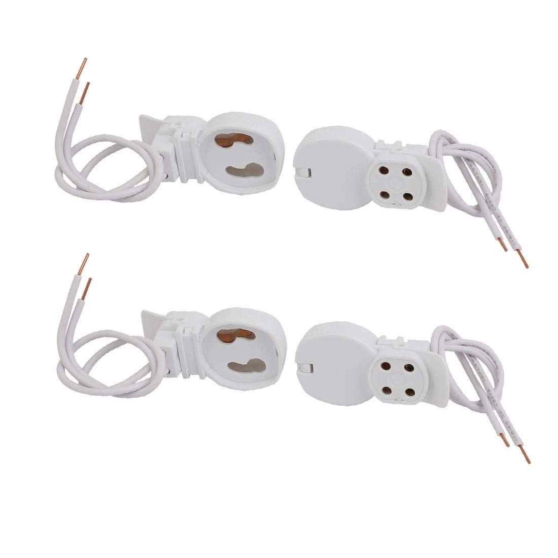 New Lon0167 4pcs F33 Featured AC 500V 2A Reliable Efficacy G10q Base s-ocket Lamp Holder starte-r for Ring Tube(id:b87 ab 19 a72)