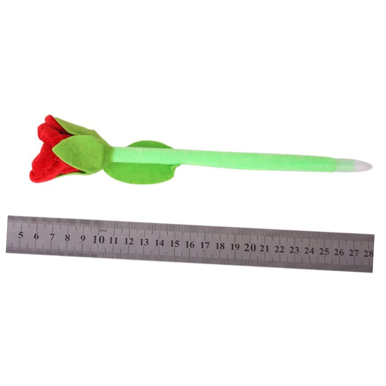 Ciieeo 36stücke Kugelschreiber Mit Rosenblüten- Blau Zufällige Farben Als Raumdekoration Lange Schreibgeräte Angenehmem Griff