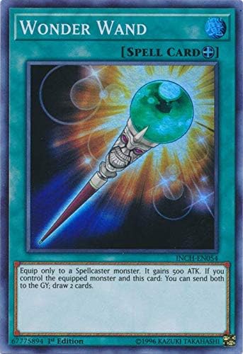 Yu-Gi-Oh! - Wonder Wand - INCH-EN054 - Super Rare - 1 Edición - Infinity Chasers