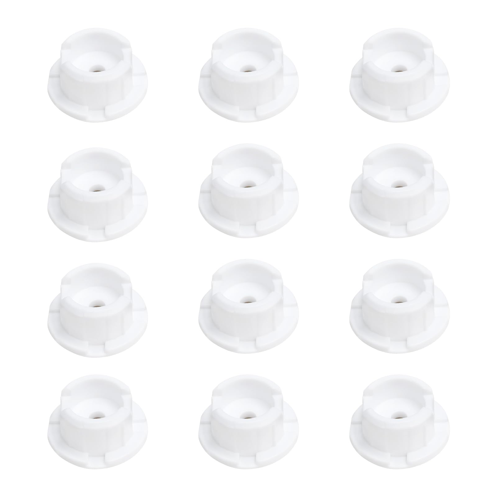 Tappi per fori in plastica da 7 mm, 200 pezzi, colore nero, con