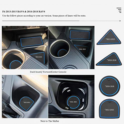 auovo Tapetes Antipolvo para Toyota RAV4 2013-2018 miniatura 4