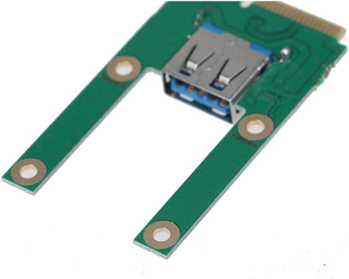 Mini Pcie to USB Mini Pci E Expansion Card, PCI-E Expansion Converter Adapter USB2.0 mPCI-E for Laptop-image-45