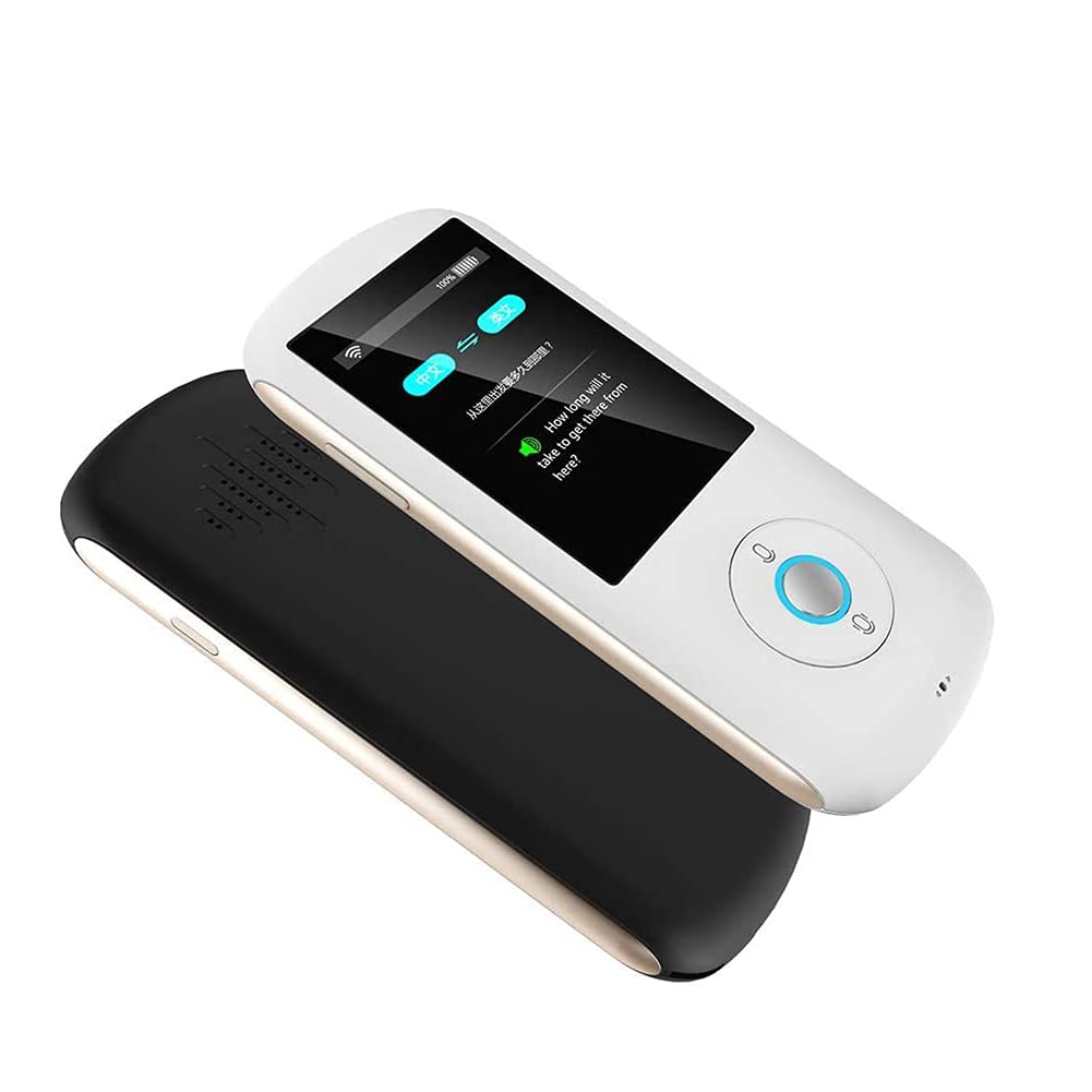 Dispositivi di traduzione vocale offline, dispositivo di traduzione linguistica, voce intelligente della lingua Touch screen da 2,4 pollici 26 lingue WiFi Pocket Traduttori elettronici Imparare