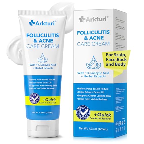 Folliculitis Treatment Cream Folliculitis Acne Care Cream Effective Care for Folliculitis Scalp Face and Body 120ml