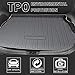 Aiqiying RAV4 Cargo Liners Compatible with 2019 2020 2021 2022 2023 Models Toyota RAV4，All Weather Tech Protector 3D Modeling Waterproof Durable TPO Rear Cargo Trunk Tray Carpet Floor Mat Custom