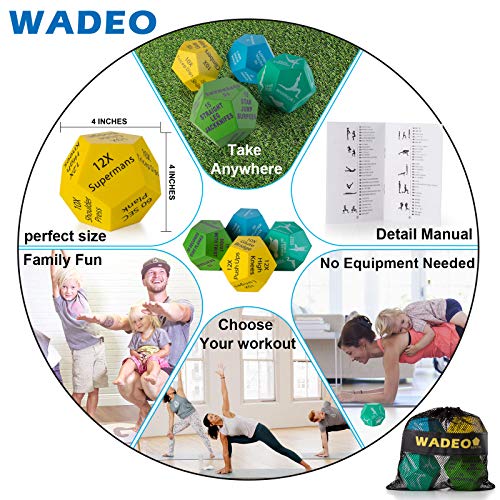 Dadi per esercizi di fitness WADEO