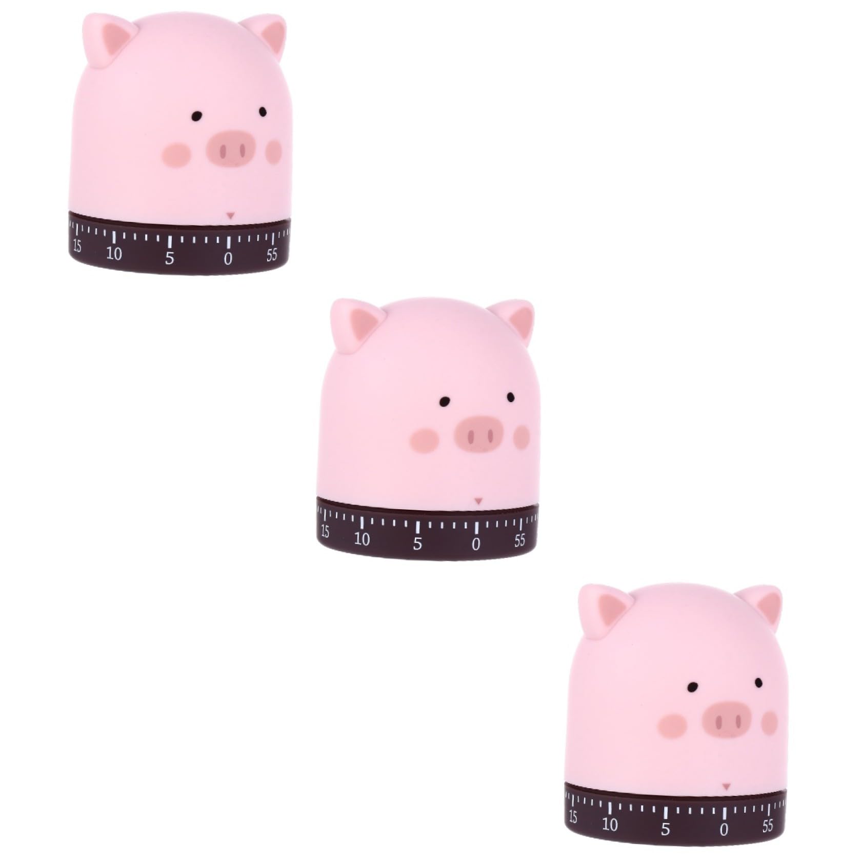 ABOOFAN 3 Pièces minuterie de Cuisine réveil de Cuisine Horloge Digitale réveil pour Enfants minuteur minuterie de réveil Compte à rebours numérique l'horloge Rappel Faire Tourner Abdos