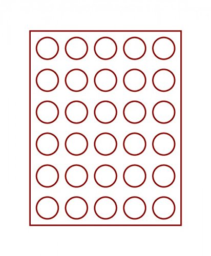 Bandeja para monedas Lindner de vidrio ahumado con 30 compartimentos para coleccionistas 2
