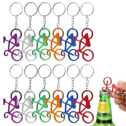 12 Piezas Llavero Abrebotellas de Bicicleta, 5.8 × 3.5cm Unidades Llaveros para Bicicleta, Mini Abrebotellas de Botella de la Bicicleta de Aluminio, para Fiestas, Bodas, Bares, Color Aleatorio | Ya disponible en tu tienda friki favorita! En mundofriki.es! 12 Piezas Llavero Abrebotellas de Bicicleta, 5.8 × 3.5cm Unidades Llaveros para Bicicleta, Mini Abrebotellas de Botella de la Bicicleta de Aluminio, para Fiestas, Bodas, Bares, Color Aleatorio | Ya disponible en tu tienda friki favorita! En mundofriki.es!